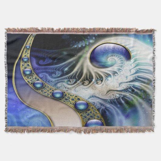 フリー抽象芸術 スローブランケット (正面)