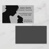 フリー歌う声コーチの音楽の先生 名刺 (正面/裏面)