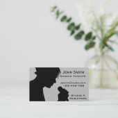 フリー歌う声コーチの音楽の先生 名刺 (スタンド正面)