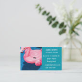 フリー水泳の先生 名刺 (スタンド正面)