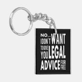 フリー法務アドバイス-おもしろい弁護士引用文 キーホルダー (正面左)