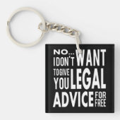 フリー法務アドバイス-おもしろい弁護士引用文 キーホルダー (正面)