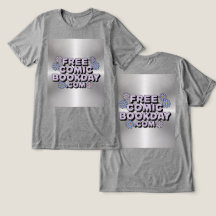 フリー漫画ブックデイグレーTシャツ