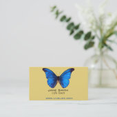 フリー生命コーチの福利の蝶 名刺 (スタンド正面)