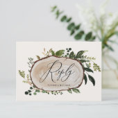 フリー素朴ジファームハウスエレガントウェディング詳細E エンクロージャーカード (スタンド正面)