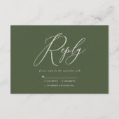 フリー素朴ジファームハウスエレガントウェディング詳細E エンクロージャーカード (裏面)