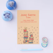 フリー読の講師または先生子供へ チラシ (シングル)