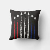 フリー赤白青国旗の地 クッション (裏面)