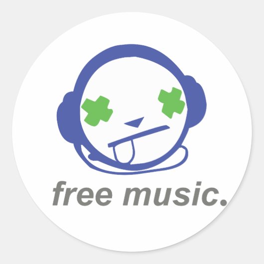 フリー音楽，フリージャム ラウンドシール (正面)