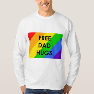 フリー・ダッド・ハグス 長袖Tシャツ Tシャツ