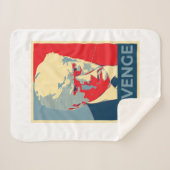 フリー・ドナルド・トランプ・マグカップは共和党の復讐マガを撃った シェルパブランケット (正面(横))