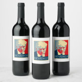 フリー・ドナルド・トランプ・マグカップは共和党の復讐マガを撃った ワインラベル (ボトル)
