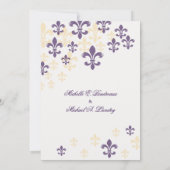 フリー ド リス カスケード カジュアル ウェディング 1 招待状 (裏面)