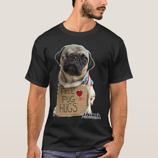 フリー・パグ・ハグス・クラシック 341 Tシャツ (正面)