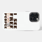 フリー・ピープルが見える iPhoneケース (裏面横)