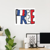 フリー・フランス ポスター (ホームオフィス)