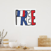 フリー・フランス ポスター (キッチン)