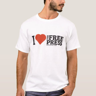 フリー・プレス大好き!メンズTシャツ Tシャツ