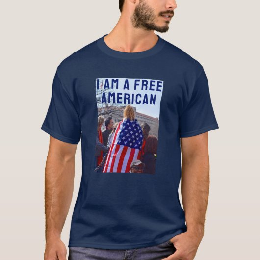 フリーAmerican (Dark) Tシャツ (正面)