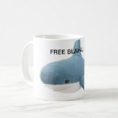 フリーBlahajマグカップ コーヒーマグカップ (正面左)