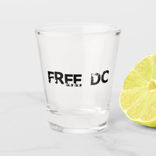 フリーDCワシントンフリーDC ショットグラス (正面)