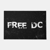 フリーDCワシントンフリーDC ドアマット (正面)