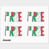 フリーItaly - Italexit 長方形シール (シート)