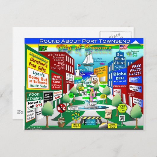 フリーPT ポストカード (正面/裏面)