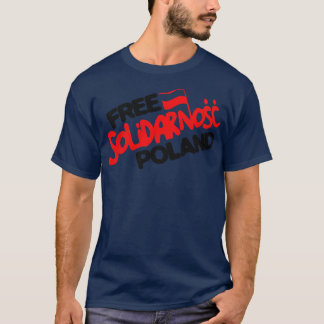 フリーSolidarnoscポーランド Tシャツ