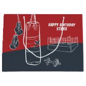 フリーTImeボクシングラージ抱き枕 ラージペーパーバッグ (正面)