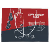 フリーTImeボクシングラージ抱き枕 ラージペーパーバッグ (裏面)