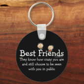 フリ最高のーズことわざ(黒) キーホルダー (裏面)