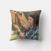 フリ最高のーズカスタムエクエストランフォトホース クッション (裏面)