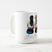 フリ最高のーズカスタムムグ コーヒーマグカップ (正面左)