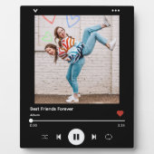 フリ最高のーズトレンディーミュージックプレーヤーBFFフォトベスティー フォトプラーク (正面)