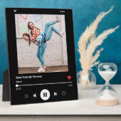 フリ最高のーズトレンディーミュージックプレーヤーBFFフォトベスティー フォトプラーク (側面)