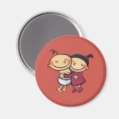 フリ最高のーズハグ マグネット (正面/裏面)