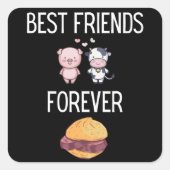 フリ最高のーズフォーエバーカスピッグカウミートローフ スクエアシール (正面)