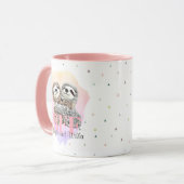 フリ最高のーズフォーエバースロスハグズモノグラムピンク マグカップ (正面左)