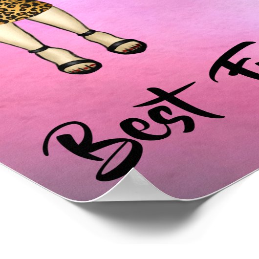 フリ最高のーズフォーエバーブロンドブルネットハイファッション ポスター (角)