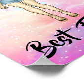 フリ最高のーズフォーエバーブロンド&ブルネットカスタム ポスター (角)