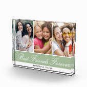 フリ最高のーズフォーエバー3写真コラージグリーン フォトブロック (右)