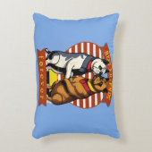 フリ最高のーズフォーエバー – クラシック漫画ブルドッグスフライ アクセントクッション (正面(垂直))