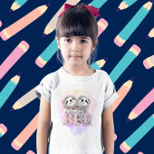 フリ最高のーズフォーエバーSloth Hugsモノグラム名 Tシャツ