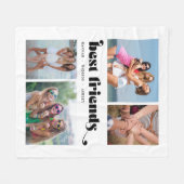 フリ最高のーズレトロ4 Photo Collage フリースブランケット (正面(横))