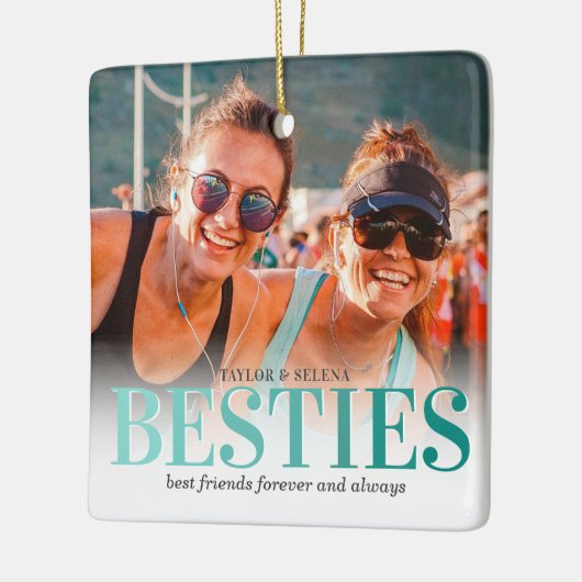 フリ最高のーズ2写真クリスマス セラミックオーナメント (左)