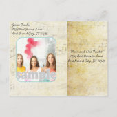 フリ最高のーズBFFドラゴン3はっきりした Babes ポストカード (裏面)