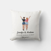 フリ最高のーズBFFベスティーズ友情名前をカスタムする クッション (正面)