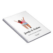 フリ最高のーズBFFベスティーズ友情名前をカスタムする ノートブック (右側)