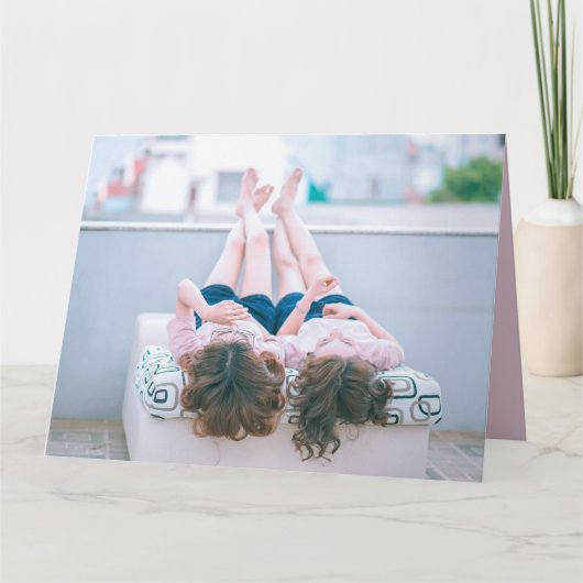 フリ最高のーズBFF誕生日カードのための彼女 カード (正面)